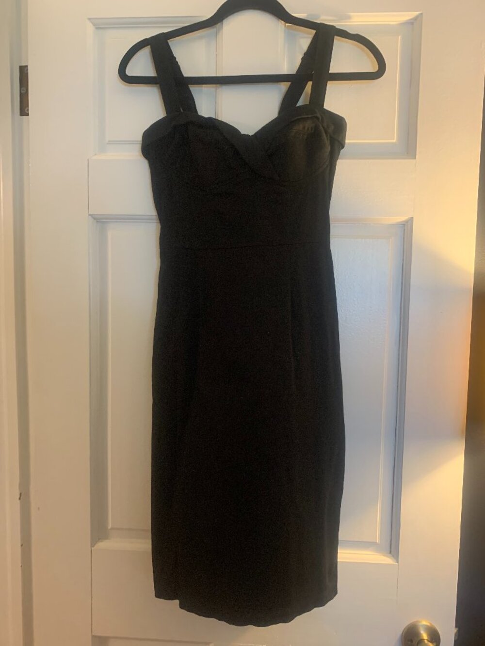 Deadly Dames by Micheline Pitt Vamp Dress, XS Black